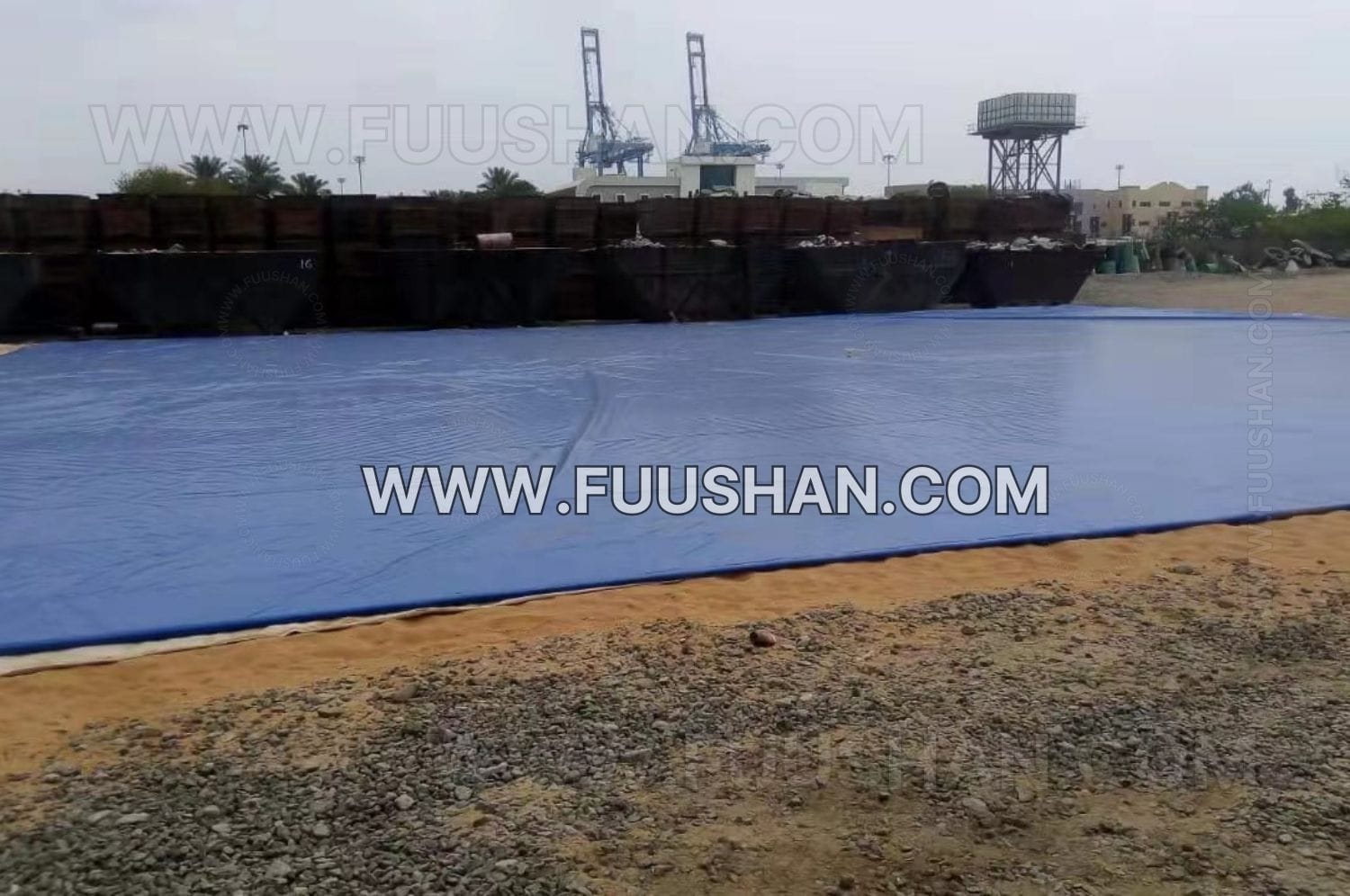 large capacity 500m3 flexi tank for oily water (4)