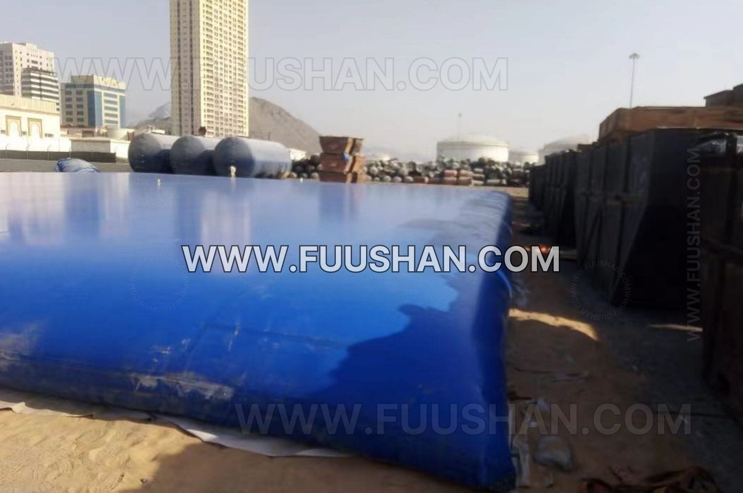 large capacity 500m3 flexi tank for oily water