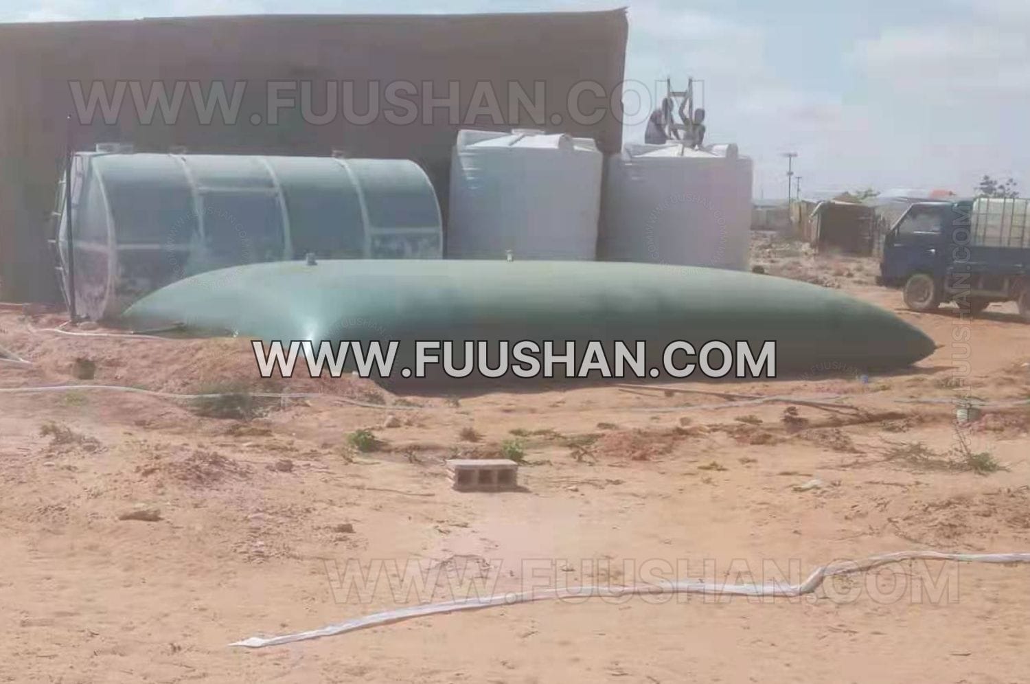 pvc agriculture water bladder tank for irrigation in somalia (3)