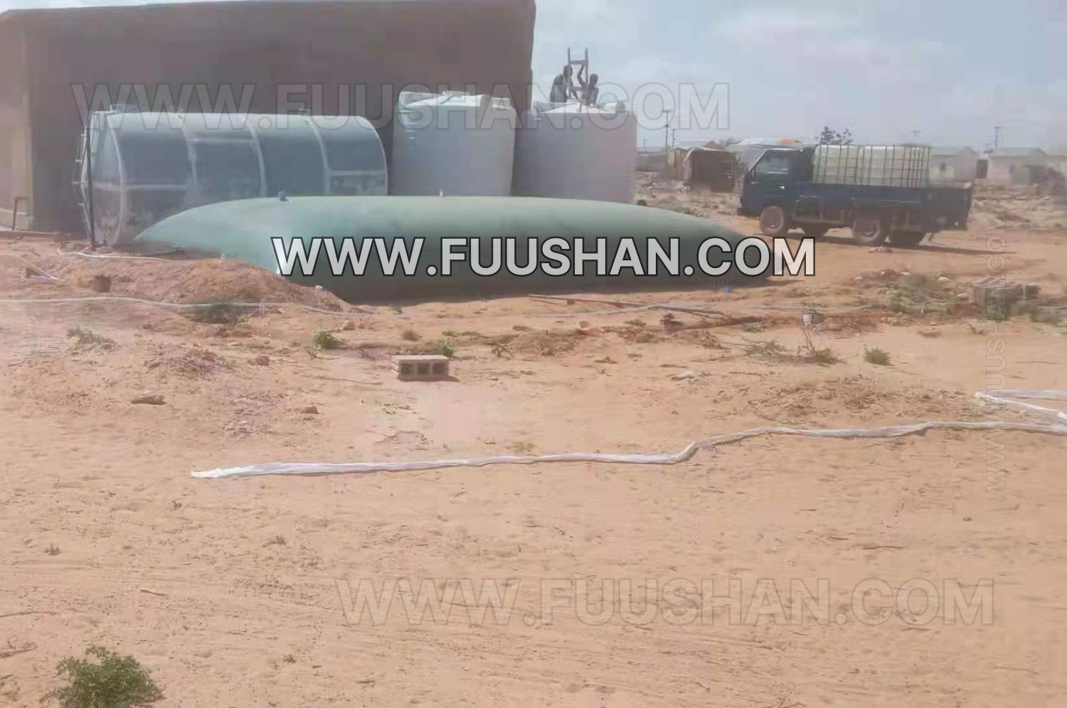 pvc agriculture water bladder tank for irrigation in somalia (6)