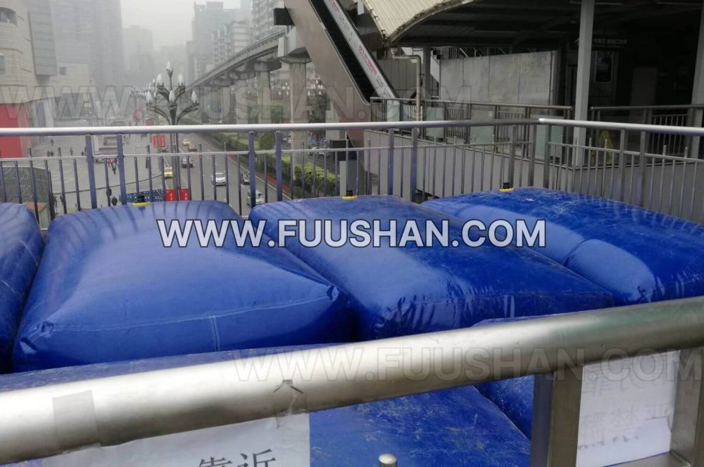 collapsible soft road compactor water bladder in china